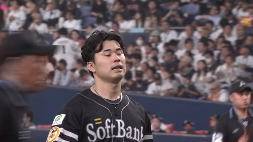 5回裏・H松本晴 ナイスピッチング!! 見事な3者凡退!!