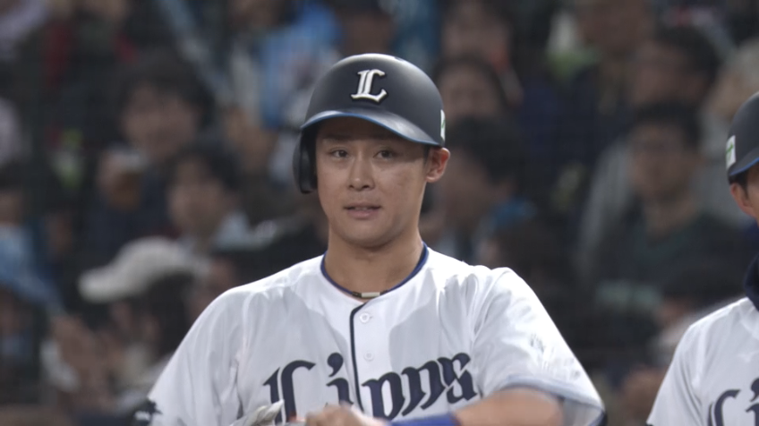 4回裏・L平沢大河 センター前へ先制タイムリーヒットを放つ!!