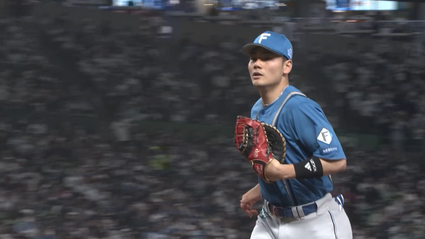 7回裏・F清宮幸太郎 難しい打球を処理し好守備を見せる!!