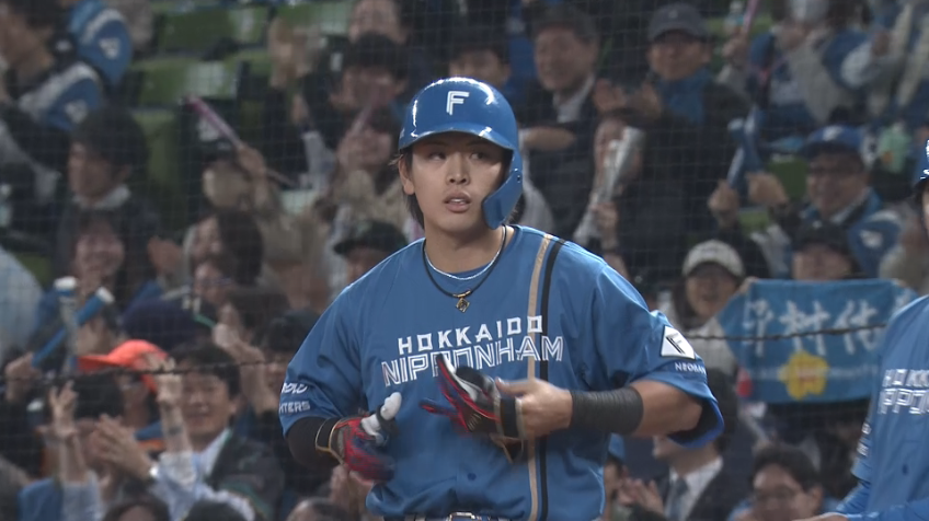 11回表・F野村佑希 レフトへ勝ち越しのタイムリーヒットを放つ!!