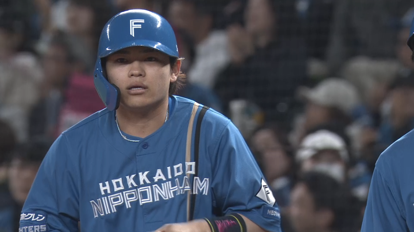 8回表・F田宮裕涼 代打で登場しタイムリーヒットを放つ!!