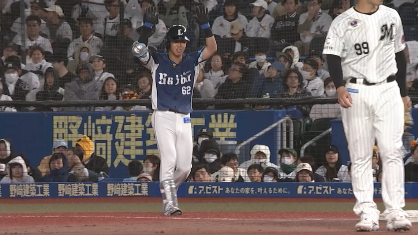 4回表・L滝澤夏央 自らも生きるセーフティーバントでチャンス拡大!!