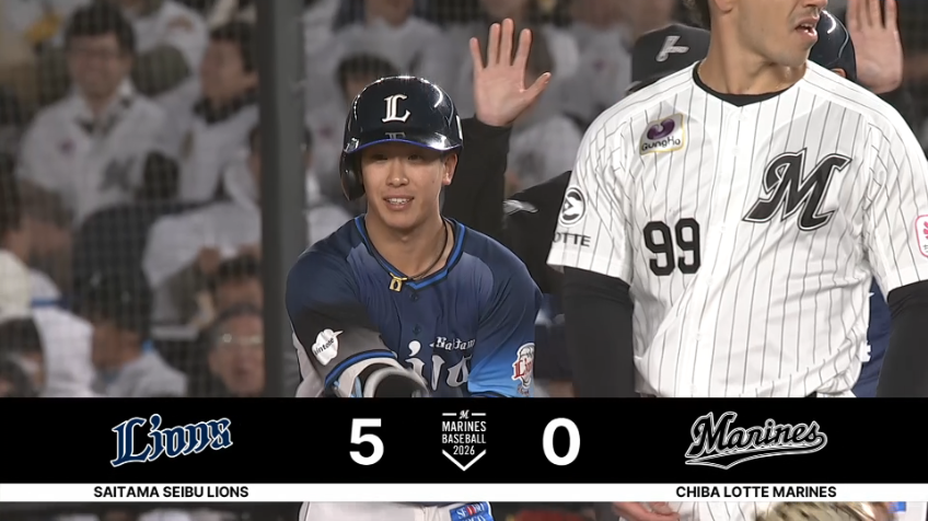 5回表・L滝澤夏央 2試合連続となるタイムリーで貴重な追加点!!