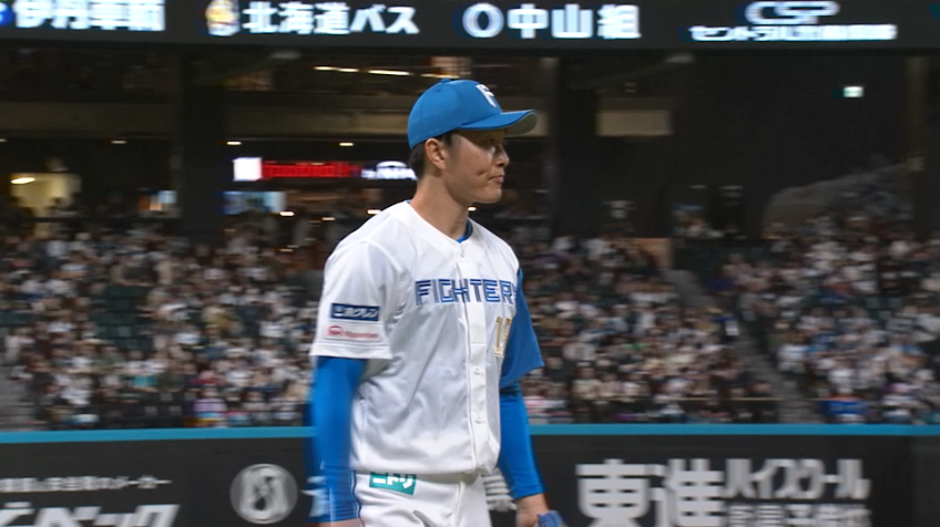 8回表・F玉井大翔 わずか9球!! 3者凡退に抑える完璧なピッチング!!