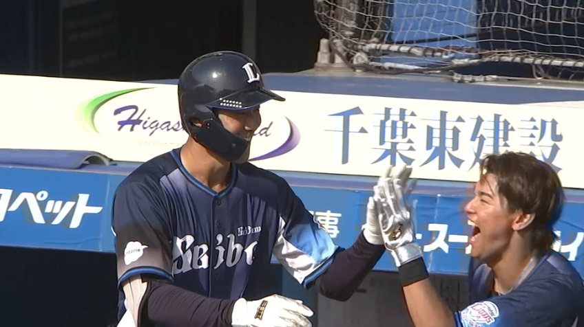 6回表・M石井一成 移籍後第1号のソロホームラン!!