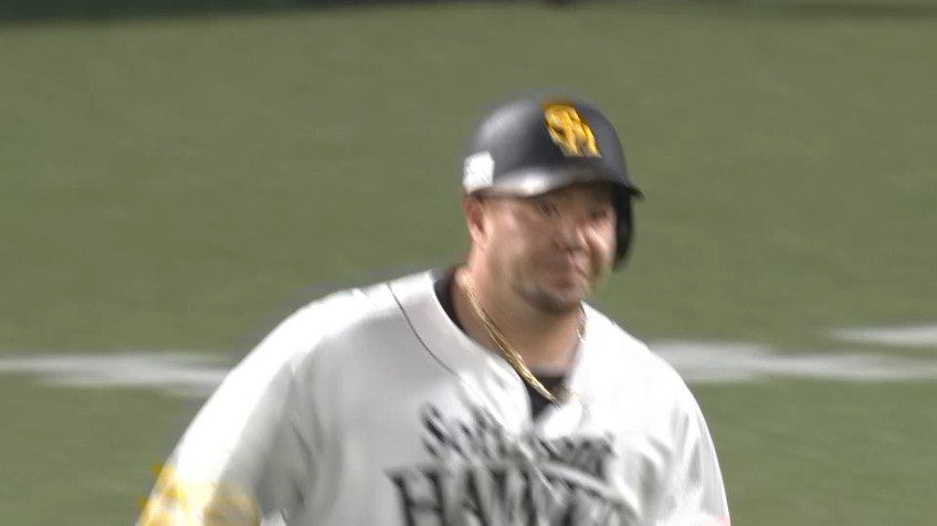 4回裏・H山川穂高 ついに出た!! 待望のホームランで追加点!!