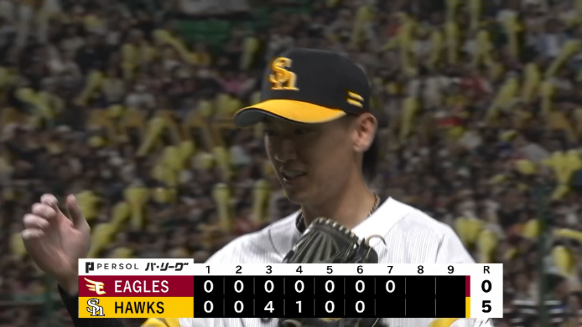 7回表・H大津亮介 7回無失点のナイスピッチング!!