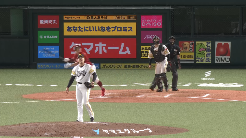 9回表・H上茶谷大河 テンポよく3者凡退に抑えて試合を締める!!