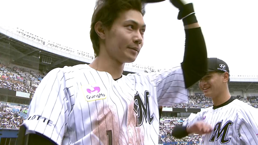 2回裏・M藤原恭大 ライトスタンドへの第2号2ランホームランで追加点を奪う!!