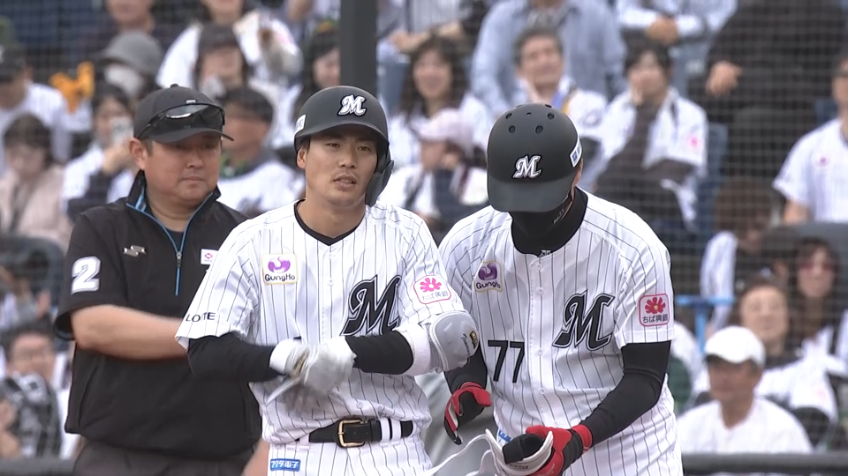 3回裏・M友杉篤輝 三塁線を破るタイムリーヒットで突き放す!!