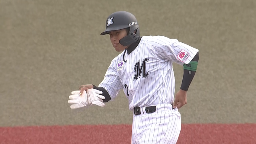 7回裏・M松川虎生 右中間を破る走者一掃のタイムリー2ベースを放つ!!
