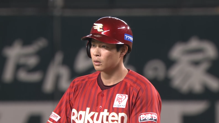 8回表・E中島大輔 三塁線を抜ける技ありのタイムリーヒット!!