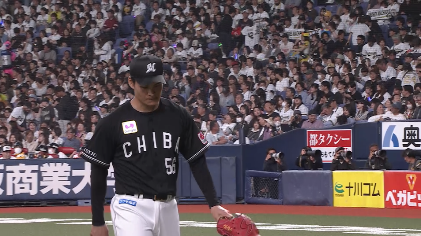 8回裏・M中森俊介 今季一軍初登板で完璧なリリーフを魅せる!!