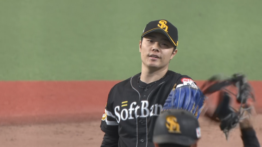 9回裏・H松本裕樹 三振で試合を締め、今季4セーブ目を記録する!!