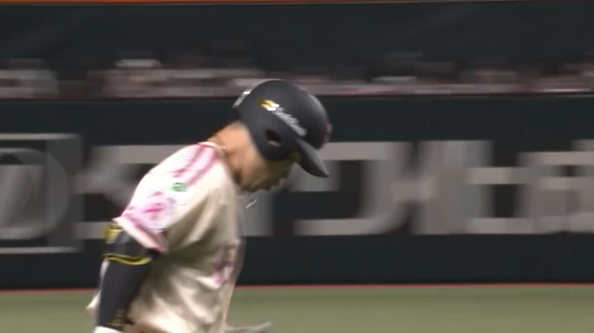 3回裏・H近藤健介 打った瞬間確信の先制2ランホームラン!!