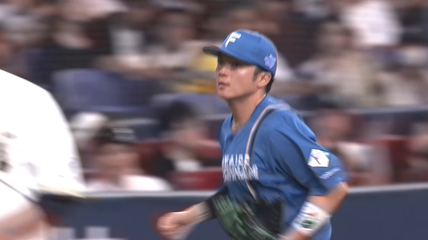 7回裏・F郡司裕也 この回すべてのアウトを捌く!!