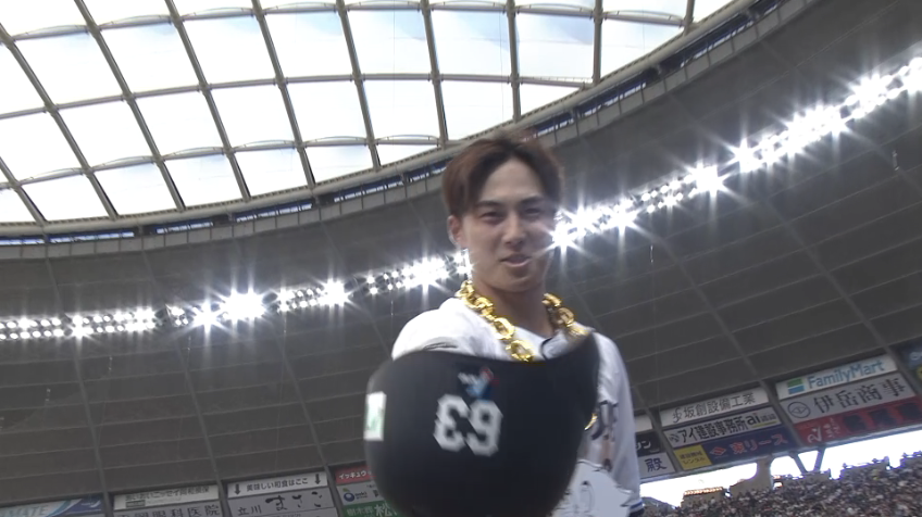7回裏・L長谷川信哉 2試合連続となる第4号2ランホームランで突き放す!!