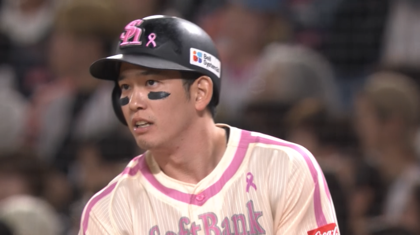 5回裏・H栗原陵矢 2打席連続打点!! 点差を広げるタイムリーヒット!!
