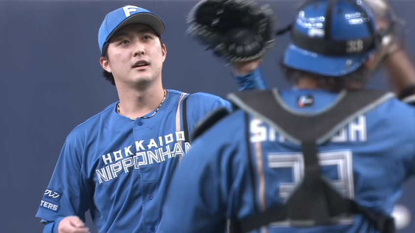 9回裏・F柳川大晟 最後は三振を奪い今季8セーブ目を挙げる!!