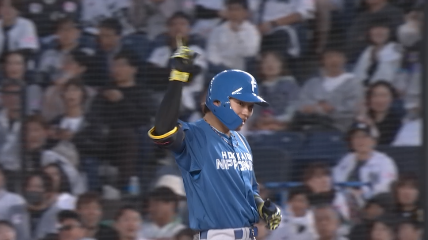 3回表・F田宮裕涼 先制タイムリーヒット!!