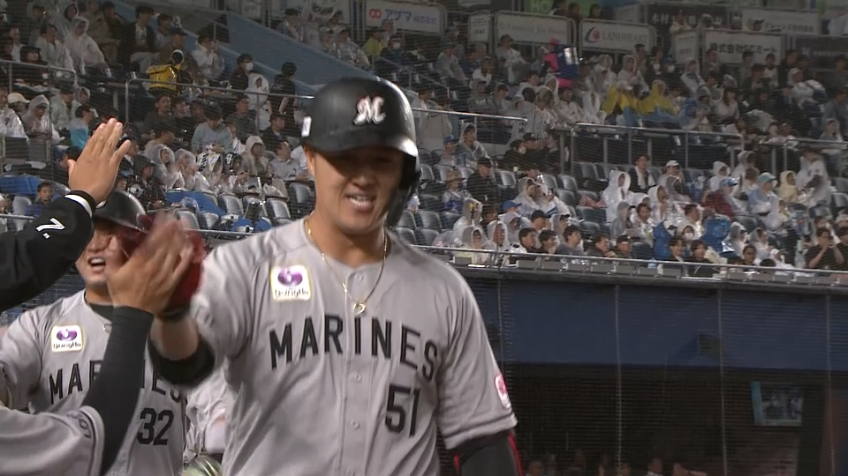 7回裏・M山口航輝 反撃の狼煙をあげる今季第1号!!