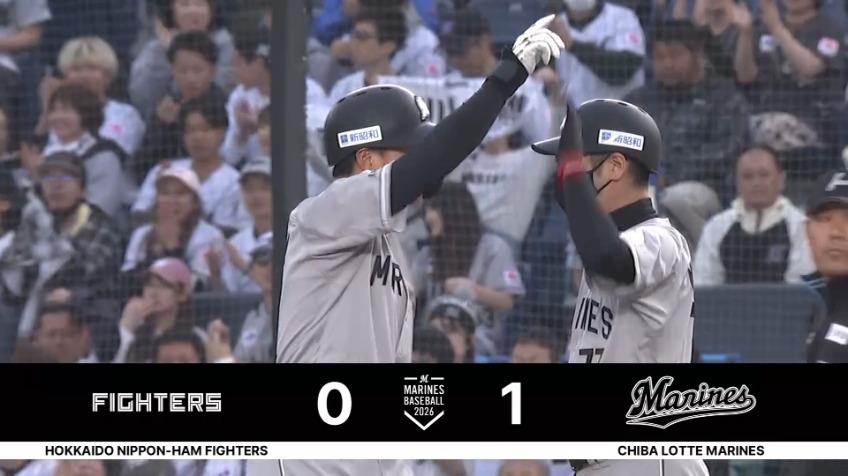 1回裏・M西川史礁 初球をライトへ運んでタイムリーヒットで先制!!