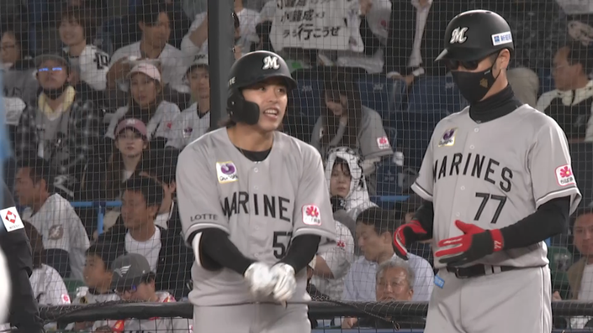 5回裏・M小川龍成 ショートへのゴロを俊足活かしてヒットに!!