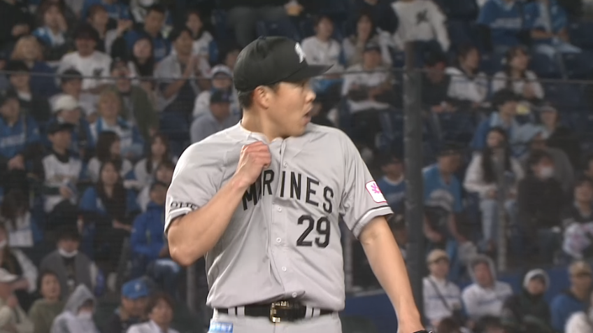 8回表・M西野勇士 この回まで76球無四球、自責点0の好投!!
