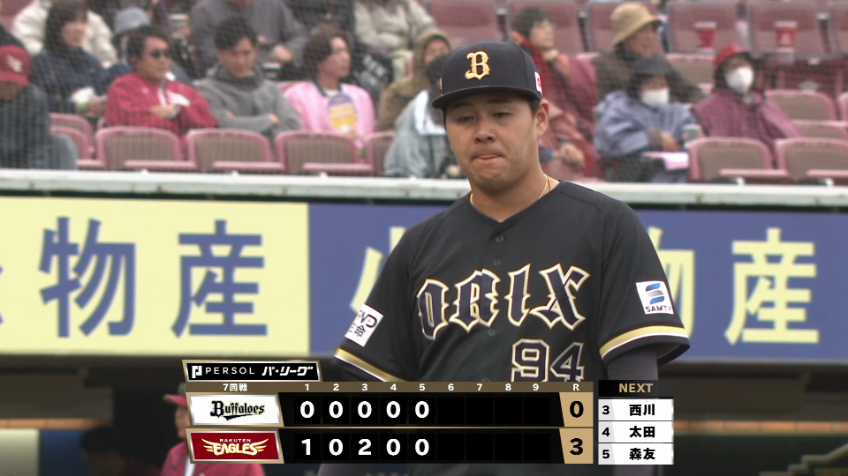 5回裏・B川瀬堅斗 2イニングを投げ無失点のピッチング!!
