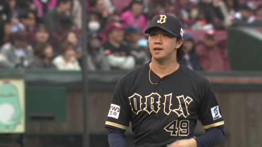 8回裏・B片山楽生 最後は三振!! 2イニングを無失点に抑える!!