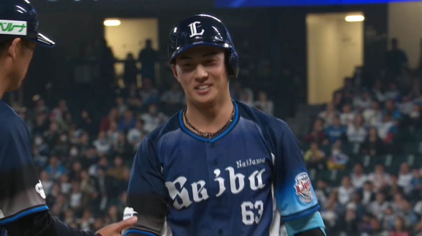 7回表・L長谷川信哉 センターへの2点タイムリー2ベースで追加点!!
