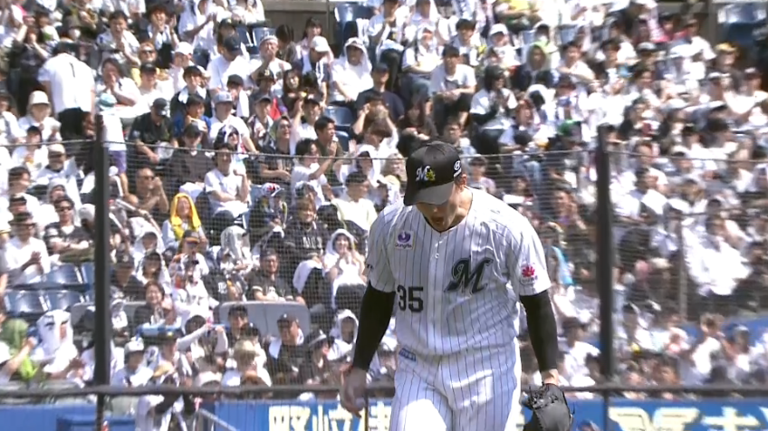 1回表・M田中晴也 満塁のピンチを空振り三振で切り抜ける!!