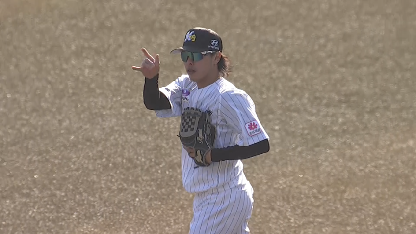 5回表・M小川龍成 ヒット性の当たりに追いつきアウトに!!