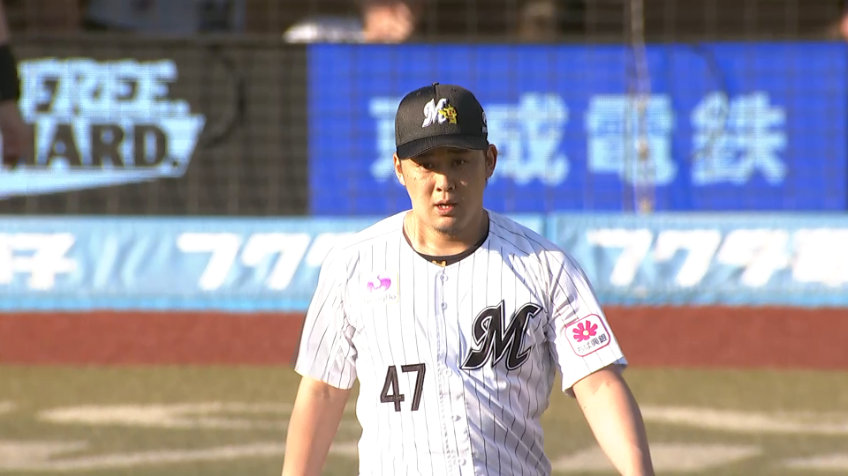 8回表・M鈴木昭汰 1回を無安打2奪三振無失点の完璧リリーフ!!