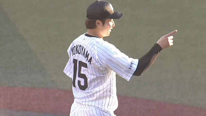 9回表・M横山陸人 3連投も3者凡退に抑えセーブを挙げる!!