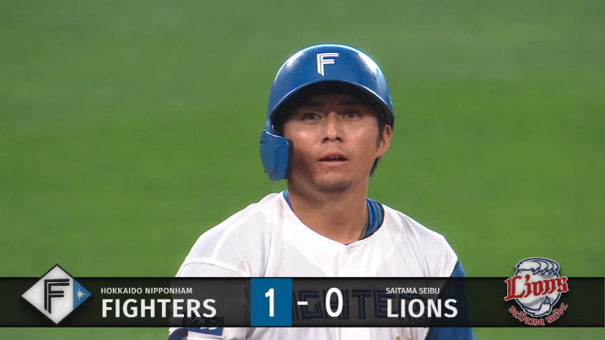 3回裏・F上川畑大悟 先制タイムリー2ベース!!