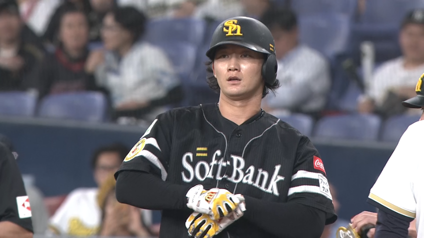 3回表・H正木智也 レフトへのタイムリーヒットで点差を縮める!!