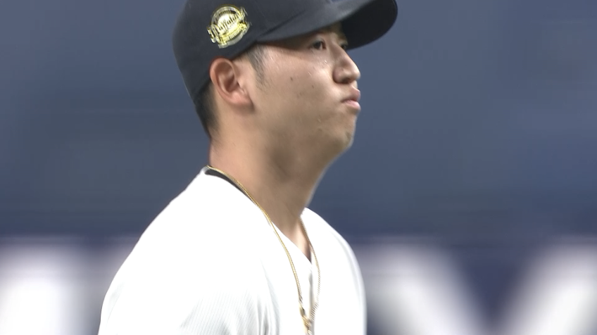 8回表・B椋木蓮 ビシッと決めた!! 最後は空振り三振で0点に抑える!!