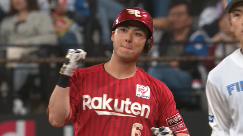 6回表・E村林一輝 しぶとく三遊間を破る同点のタイムリーヒット!!