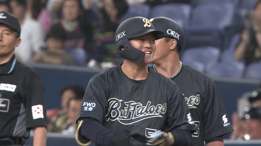 1回裏・B山中稜真 今シーズン初ヒットはセンターへのタイムリーヒット!!