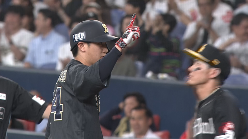 3回裏・B紅林弘太郎 センターへのタイムリーヒットで追加点を挙げる!!