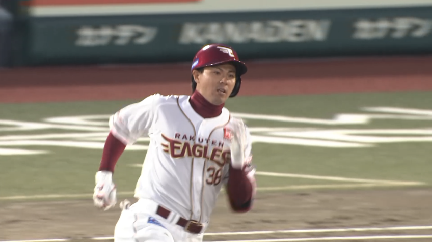 3回裏・E佐藤直樹 レフトへ同点のソロホームラン!!