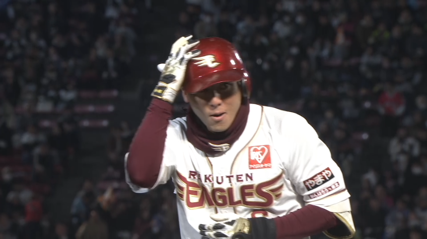 7回裏・E村林一輝 ライト線ギリギリに3ベースヒットを放つ!!