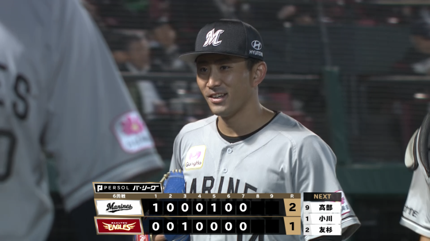 7回裏・M小島和哉 ピンチを切り抜け7回を1失点に抑える好投!!