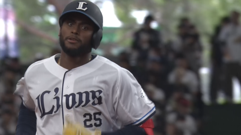 6回裏・Lカナリオ 本日2発目!! 勝ち越しの2ランホームラン!!