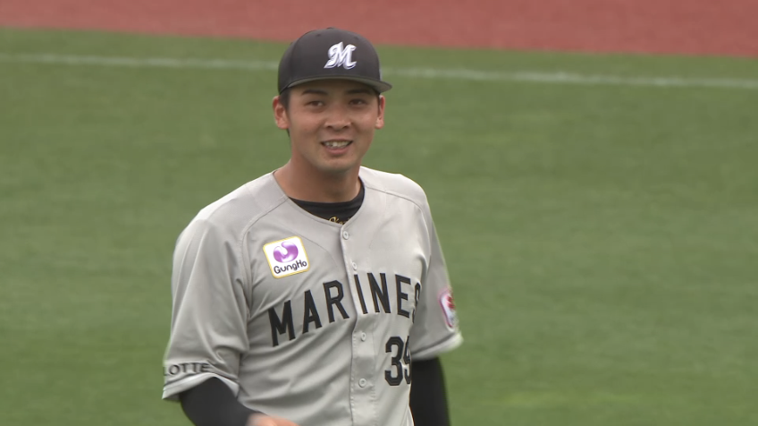 6回裏・M井上広大 正確なバックホームで追加点を許さない!!