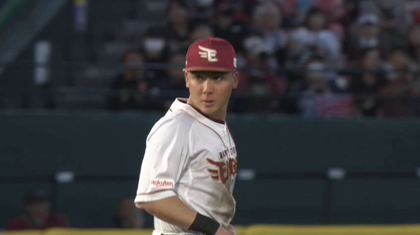 4回表・E村林一輝 ショートへの強い打球をダイビングキャッチでアウトに!!