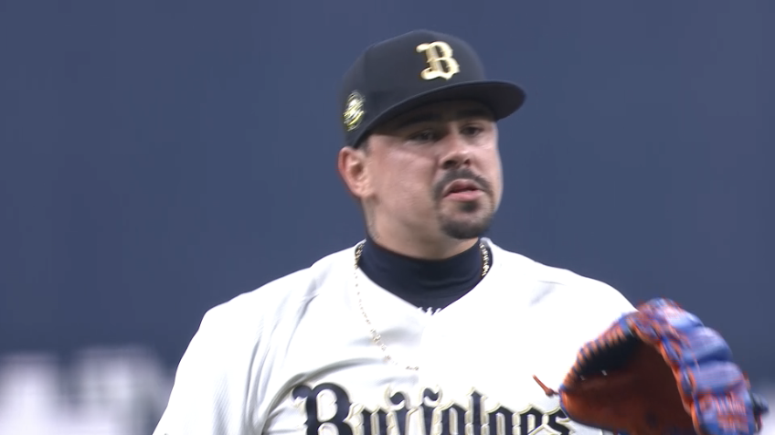 9回表・Bマチャド 最後は3者連続三振で試合を締める!!
