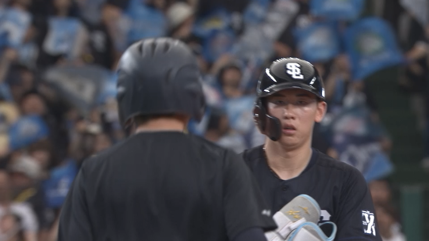 6回裏・L小島大河 ダメ押しのタイムリー2ベースヒットを放つ!!