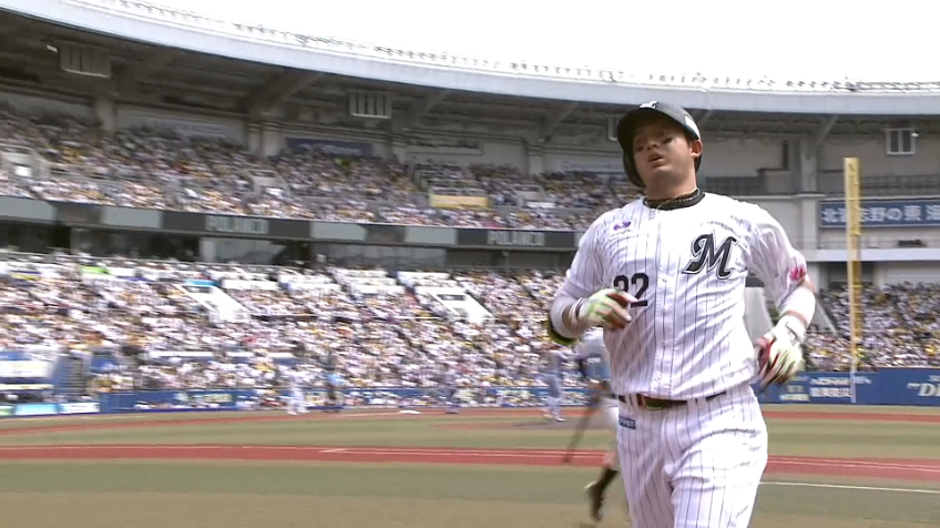 2回裏・M佐藤都志也 序盤から幸先よく先制!! センターへの犠牲フライ!!